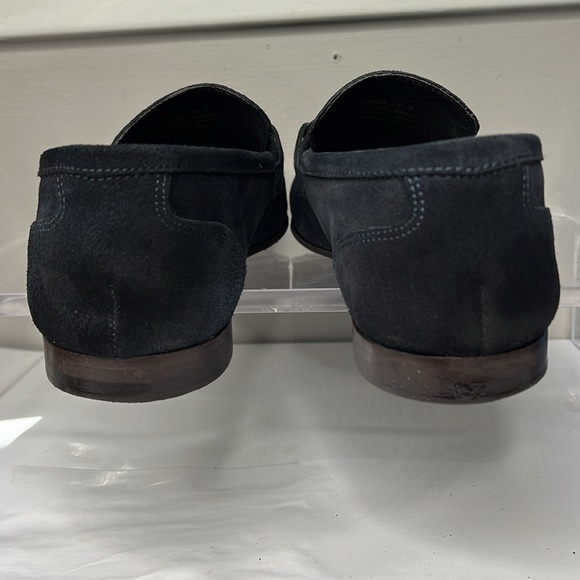 To Boot New York Sz 10 Dark Navy Blue Suede Slip On Loafers Shoes main image 4